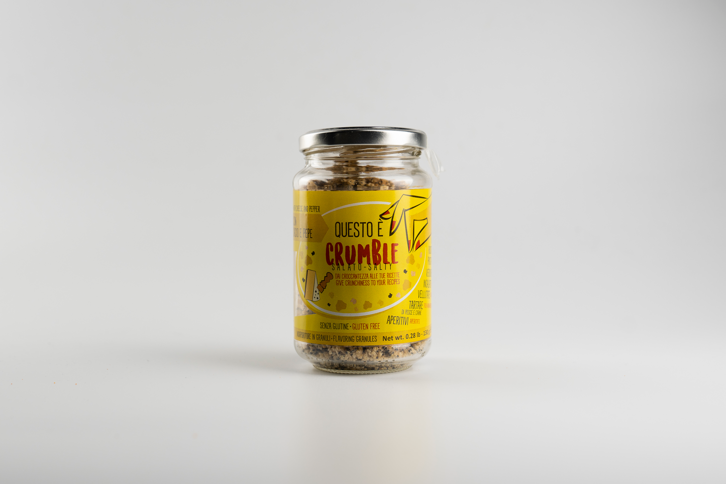 Crumble Cacio e Pepe