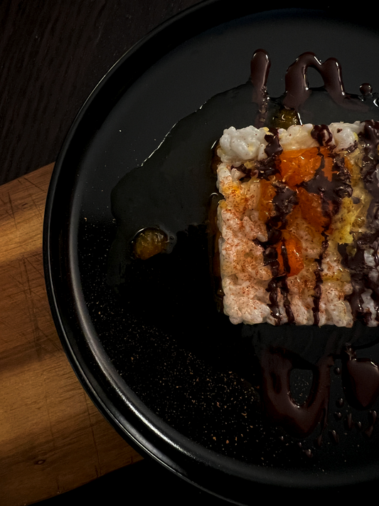 Tortino di Riso Baldo con Albicocche Caramellate e Cioccolato Fondente — Il Dessert dell'Estate